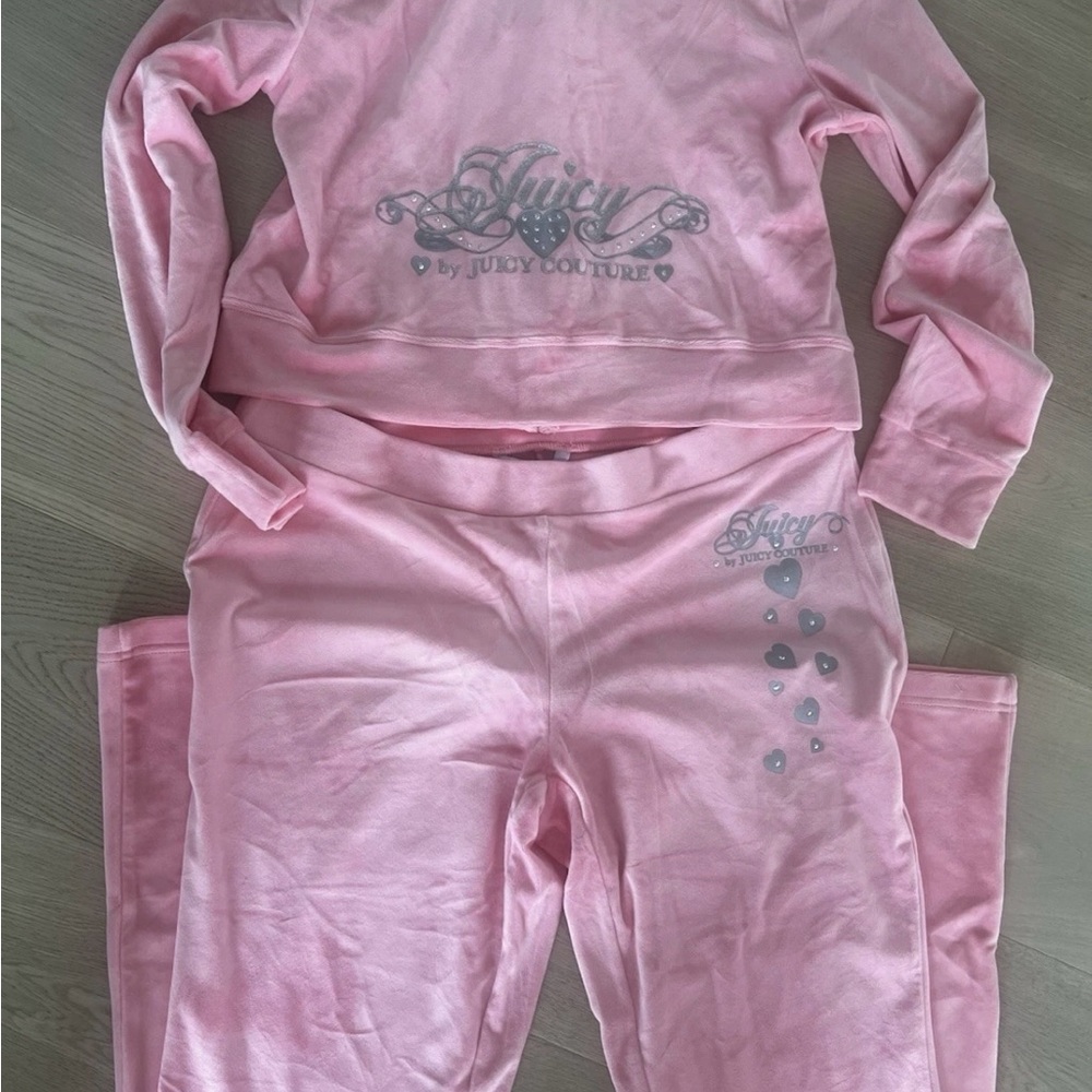 Pink Juicy couture tracksuit LARGE NWT